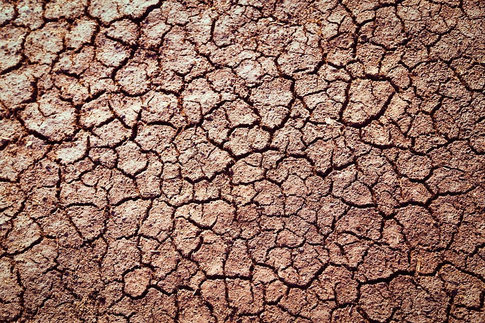 Dry earth